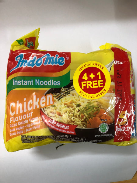 Indomie Chicken Noodle 4+1 Free