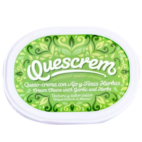 Quescrem cream cheese with garlic and herbs200g
