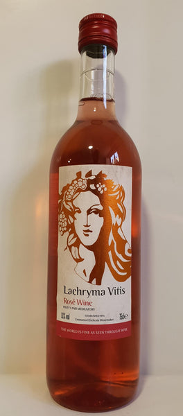 Lachryma Vitis Rose Delicata 75cl Includes €0.30 Bottle Deposit