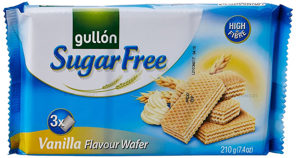 Gullon Sugar Free Vanilla Flavour Wafer 210g