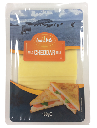 Fior di vita mild cheddar slices 150g