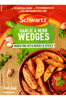 Schwartz Garlic & Herb Wedges 38gr