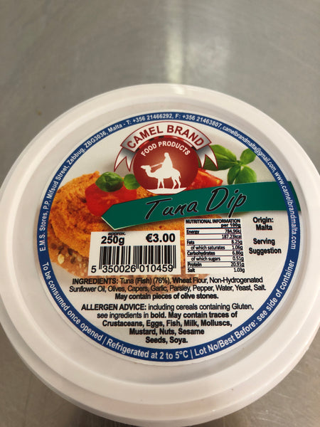 Camel brand tuna dip 250g