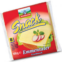 Snack emmentaler cheese slices x8