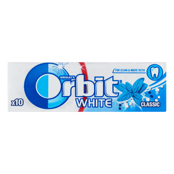 Orbit white classic x10