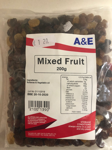 A&E Mixed Fruit 200g