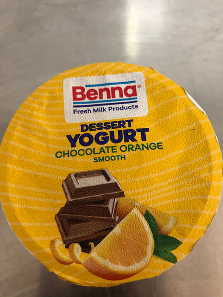Benna dessert yogurt chocolate orange smooth 150g