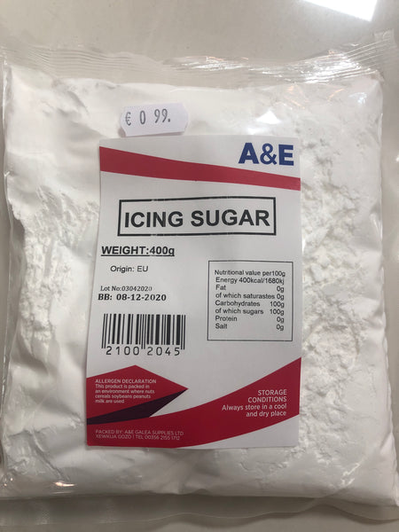 A&E Icing Sugar 400g