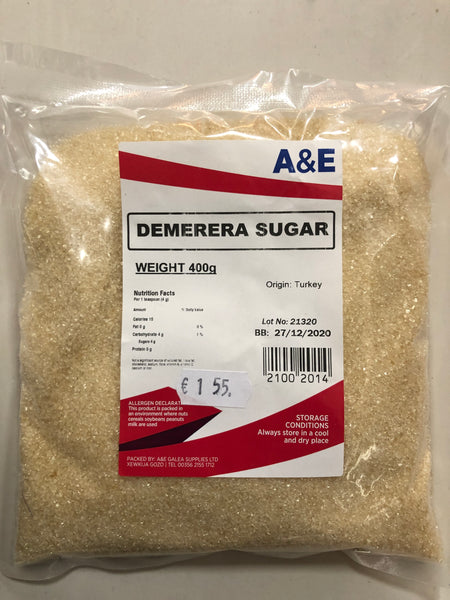 A&E Demerera Sugar 400g