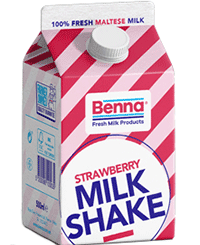 Benna strawberry milk shake 500ml