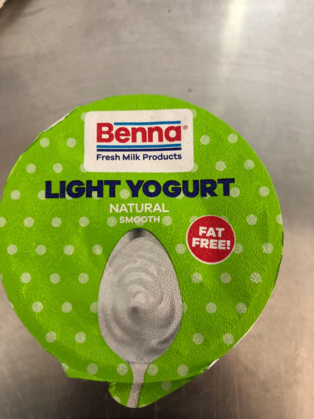 Benna light natural yogurt 150g