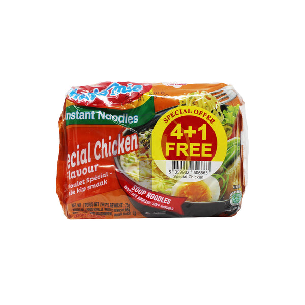 Indomie Special Chicken Noodles 4+1 Free