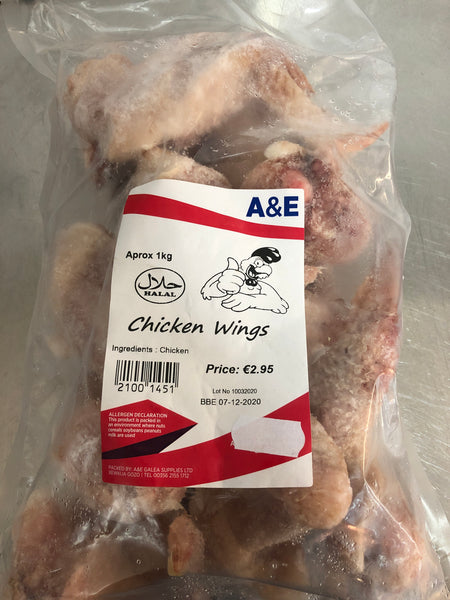 A&E Fresh Frozen Chicken Wings xkg