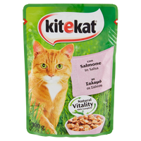 Kitekat con salmone in salsa pouch 85g