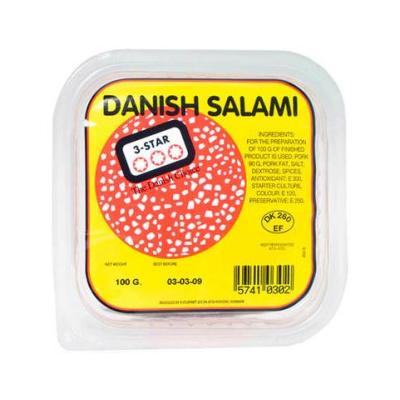 3 star danish salami sliced 150g