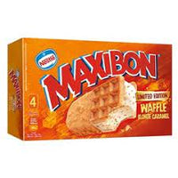 Maxibon Limited Edition Waffle Blonde Caramel 4 pack 240g