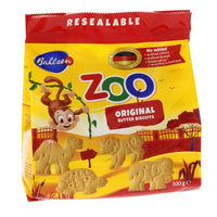 BAHLSEN ZOO ORIGINAL BUTTER BISCUITS 125G