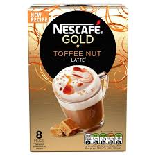 Nescafe Gold Toffee Nut Latte 8 sachets 19.5gr