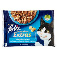 FELIX SENSATIOS EXTRA C/PESCI 4x85g