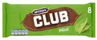 Mcvities Club Mint x 8 176gr