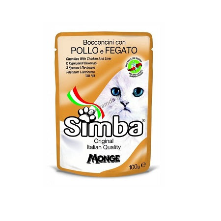 Simba chicken & liver  100g