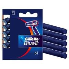 Gillette Blue ii x 5 Disposable Blades