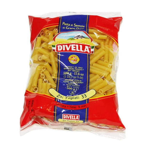 Divella ziti tagliati 500gr 3=€2.50c