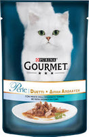 Gourmet Catfood w/fish Pouch 85gr