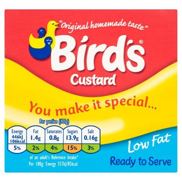 Birds Low fat Custard 500gr
