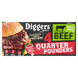 Diggers 4 Quarter pounders 6 pack 454g