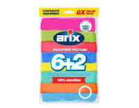 Arix Multiuse Microfibre Cloths 6+2