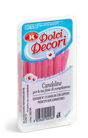 Rebecci 12 Pink Candles