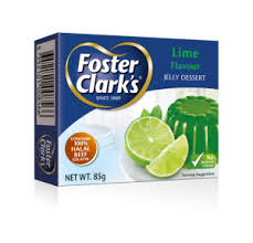 Foster Clark Lime Flavour Jelly
