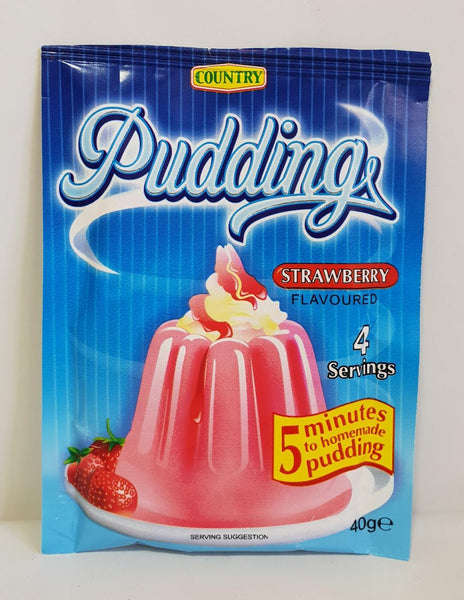Country Strawberry Pudding 40gr