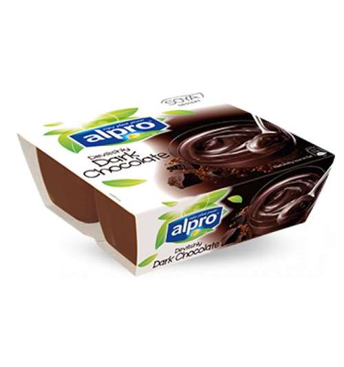 Alpro dark chocolate pudding 4x125g
