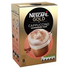 Nescafe Gold Cappuccino Unsweetened  8sachets 14.2gr