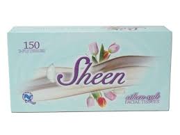 Sheen Facial Tissues 150 2 ply