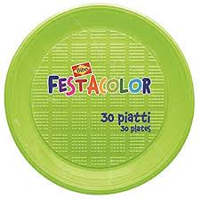 Bibo 30 Plastic Plates Green