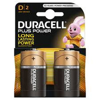 Duracell Plus D batteries x 2