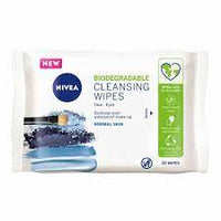 Nivea Biodegradable Cleansing Wipes Normal Skin 20 Pack