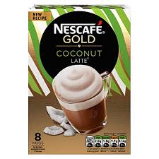 Nescafe Gold Coconut Latte 8 Sachets x 22gr