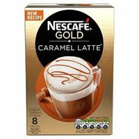 NESCAFE GOLD CARAMEL LATTE 8 MUGS