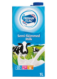 Frisian Flag Semi-Skimmed Milk 1ltr