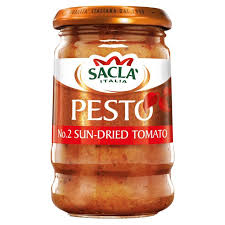 Sacla Pesto Sundried Tomato 190gr