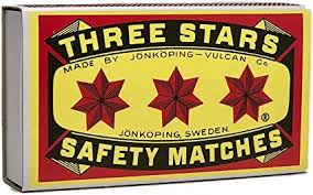 THREE STARS SAFETY MATCHES