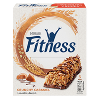 fitness crunchy caramel cereal bar 4pack 23.5g