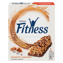 fitness crunchy caramel cereal bar 4pack 23.5g