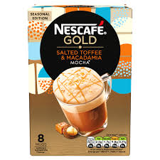 Nescafe Gold Mocha Salted Toffee&Macadamia 8 x 19.5gr