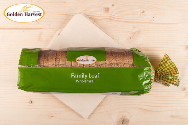 Golden harvest wholemeal family loaf