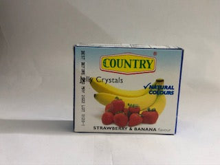 Country strawberry & banana jelly 65g